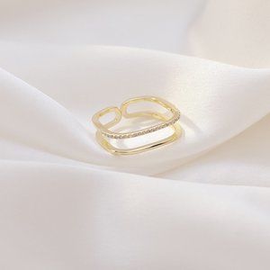 Fashion Trendy  Zircon Ladies Rings